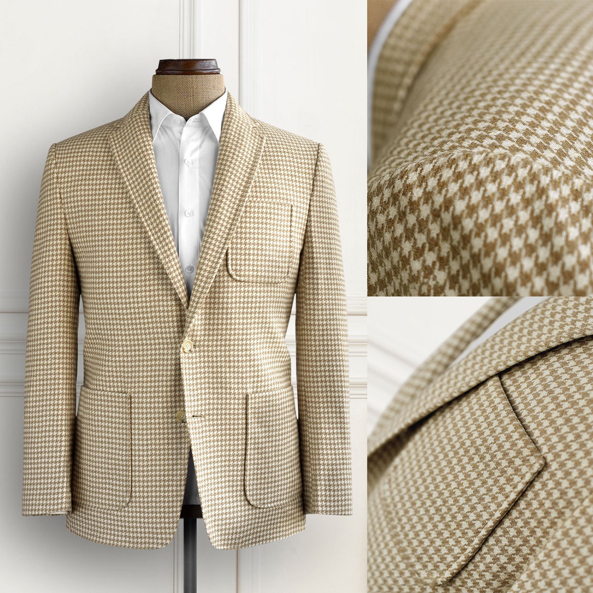Men'S Vintage Formal Wear - Winter Vintage Men Suits Single Breasted