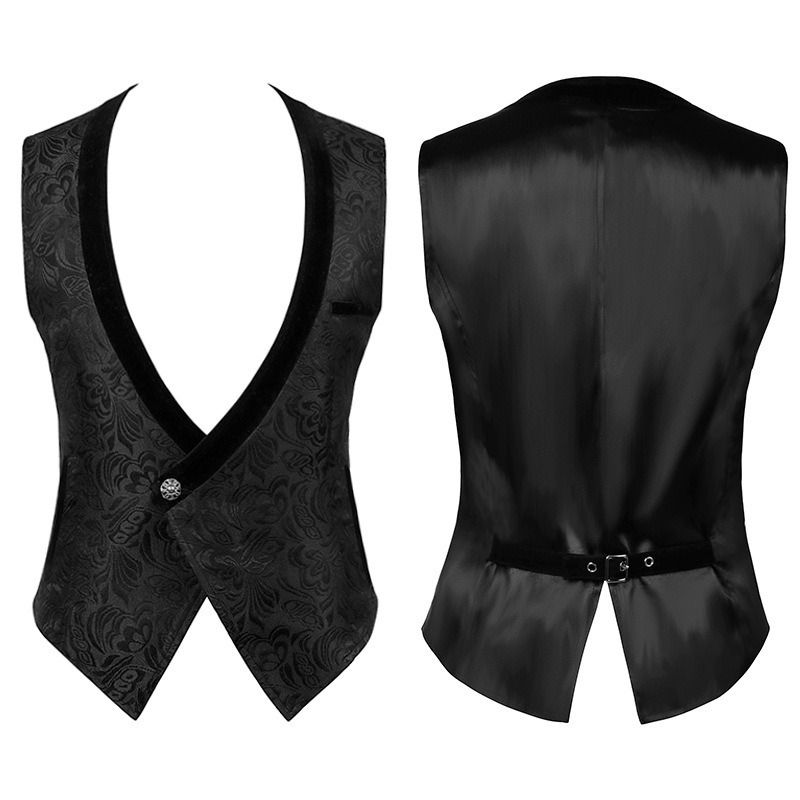 Men'S Medieval Formal Wear - Mens Gothic Frock Vest Medieval Costume