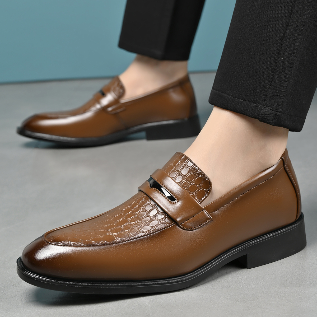 Men'S Style Formal Wear - Men's Loafers British Style Business Formal