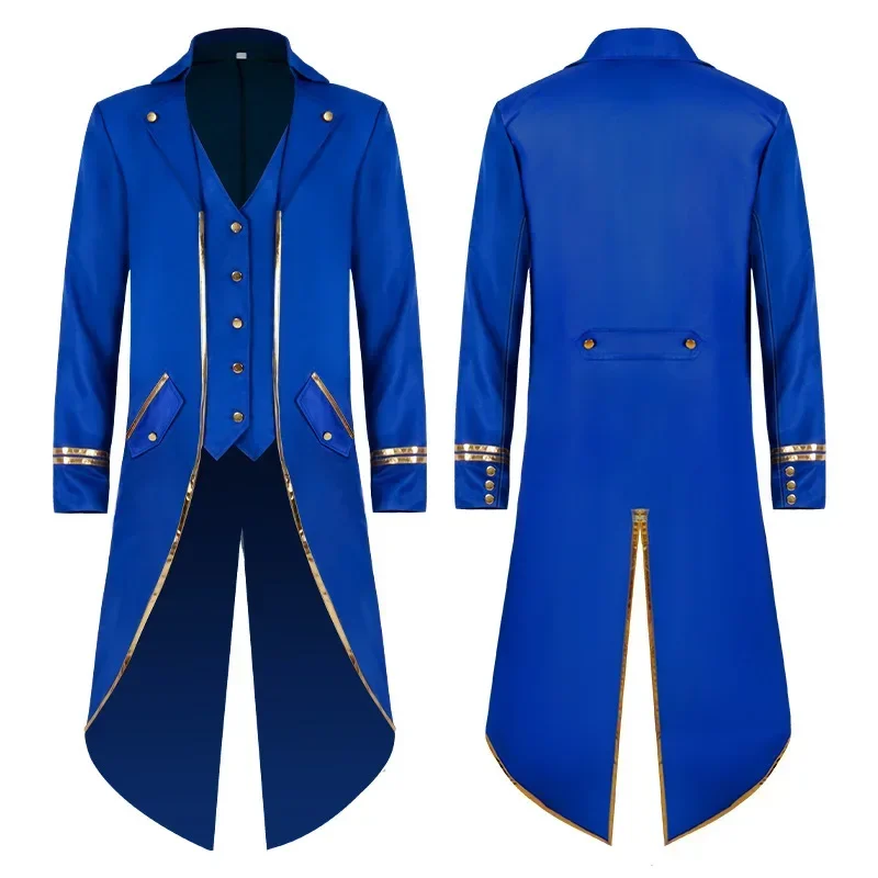 Men'S Medieval Formal Wear - European American Middle Ages Long Tuxedo