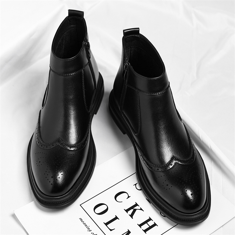 Autumn  Winter Thick Soled Men - Men'S Style Formal Wear ulasan dan harga