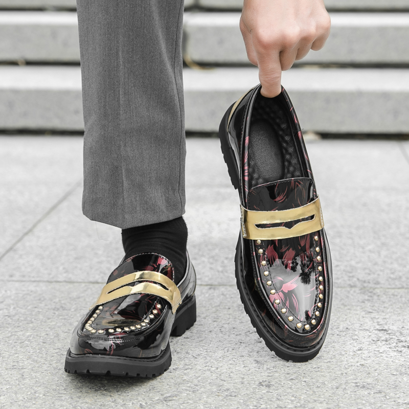 Men Fashionable Loafers PU Thi - Men'S Style Formal Wear ulasan dan harga