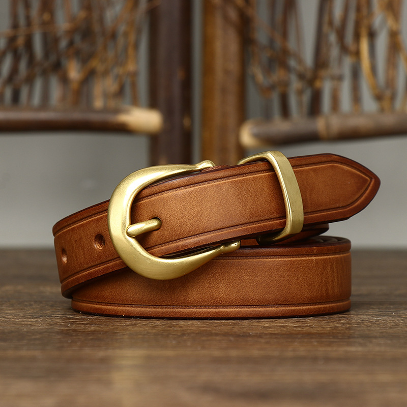 85-120cm Women Pure Real Cowhi - Formal Belt Leather Thin ulasan dan harga