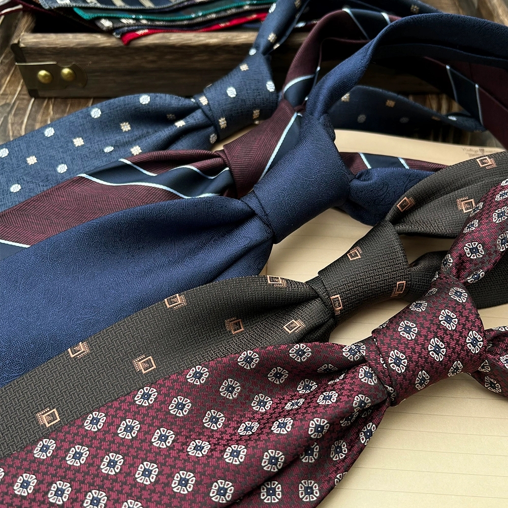 New Trendy Navy Brown Neckties - Men Formal Wear Shirts ulasan dan harga
