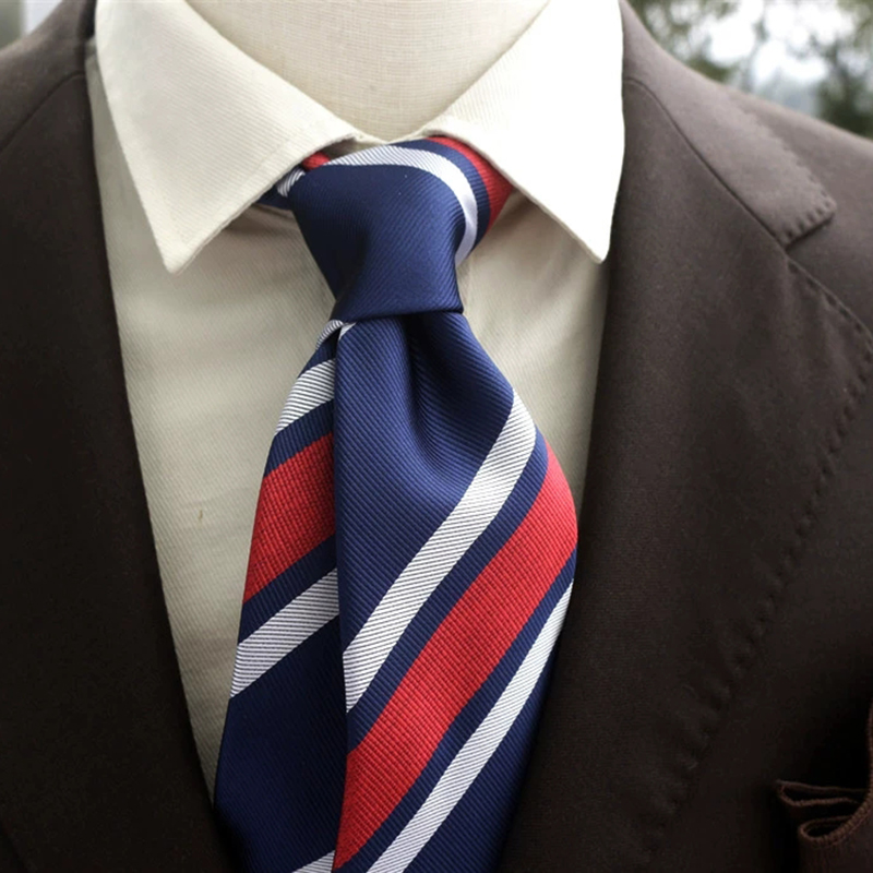 New Trendy Navy Brown Neckties - Men Formal Wear Shirts ulasan dan harga