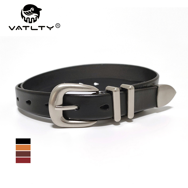 VATLTY 2.3cm Leather Belt for  - Formal Belt Leather Thin ulasan dan harga