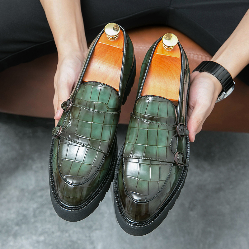 Brand Fashionable Casual Leath - Men Formal Wear Fashion ulasan dan harga